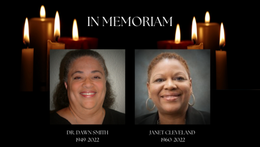 In Memoriam: Dr. Dawn Smith and Janet Cleveland