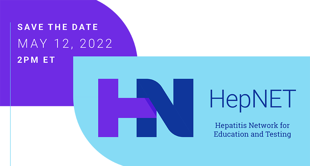HepNET Town Hall, Save the Date: May 12, 2022